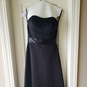 Mori Lee Strapless Black Dress